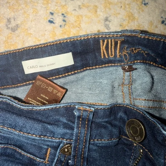 Kut from the Kloth Dark Indigo Skinny Jeans - Picture 2 of 2